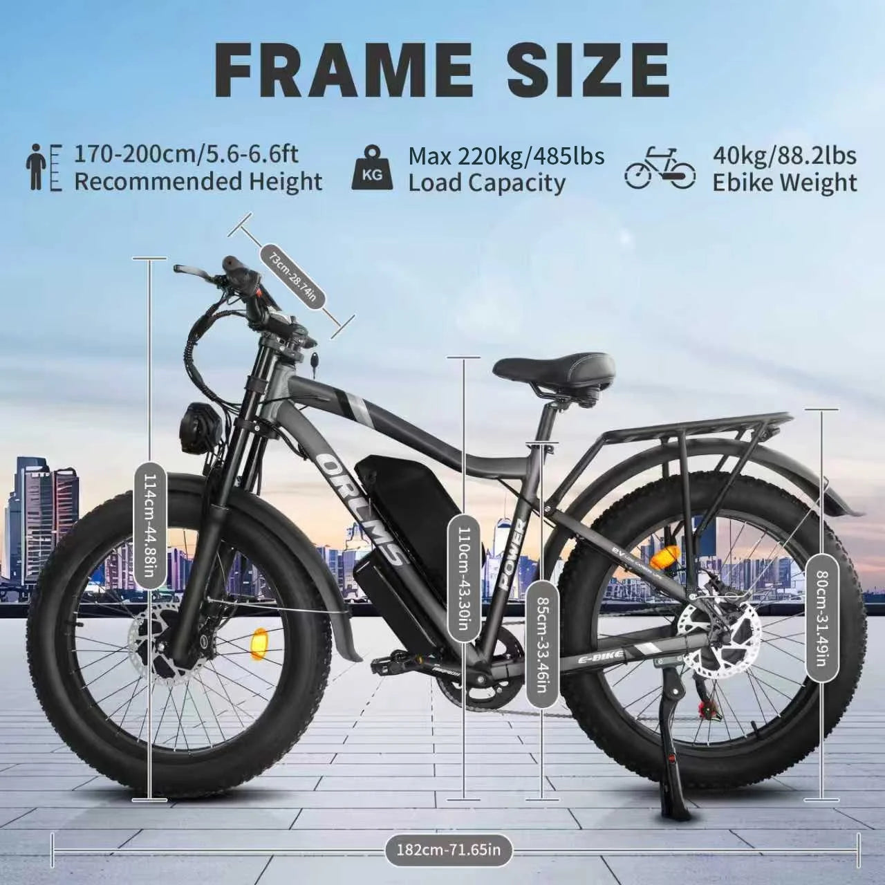 3000W Peak Dual Motor E - Bike, 52V 25AH Battery Elec - Tric Bike for Adults, 35MPH Mountain AWD 7 - Product image 8