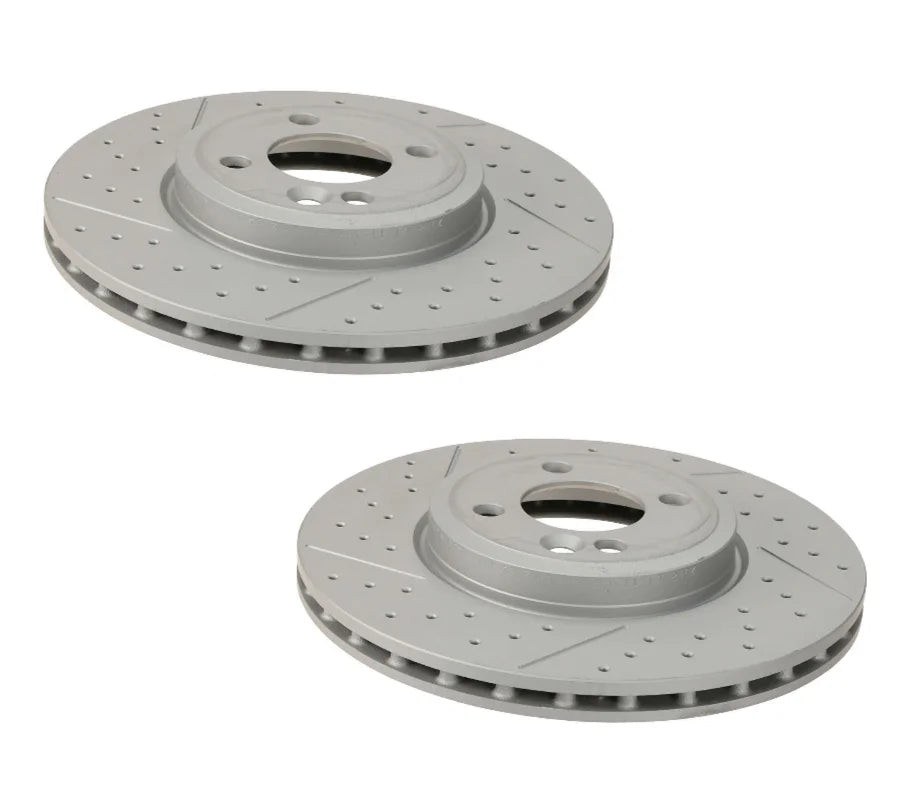 Front Drilled & Slotted Rotor Kit (294x22) - MINI Cooper / JCW / S / R50 / R52 / R53 / R55 / R56 / R57 / R58 / R59