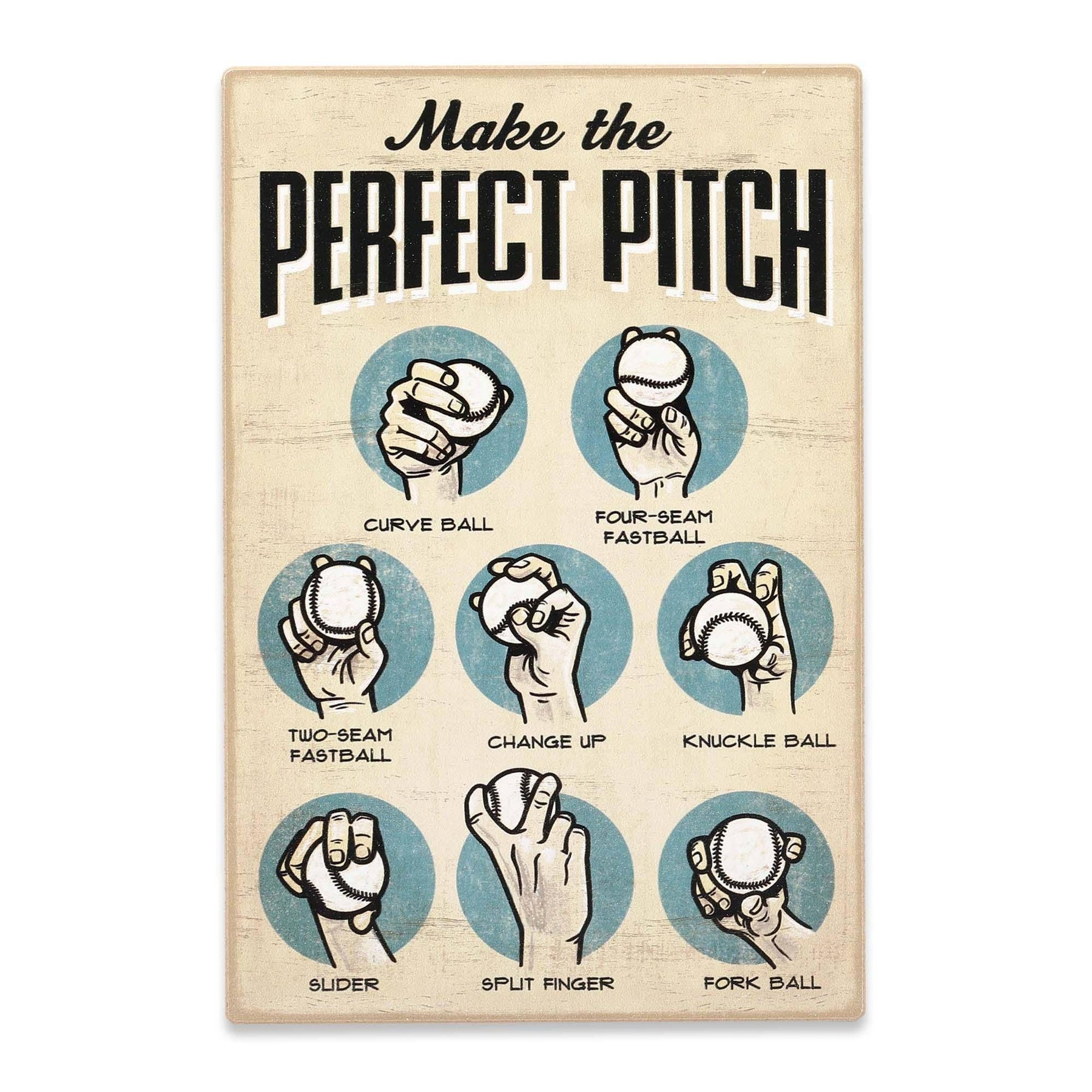 Make The Perfect Pitch Baseball Wood Wall Decor - Product image 1