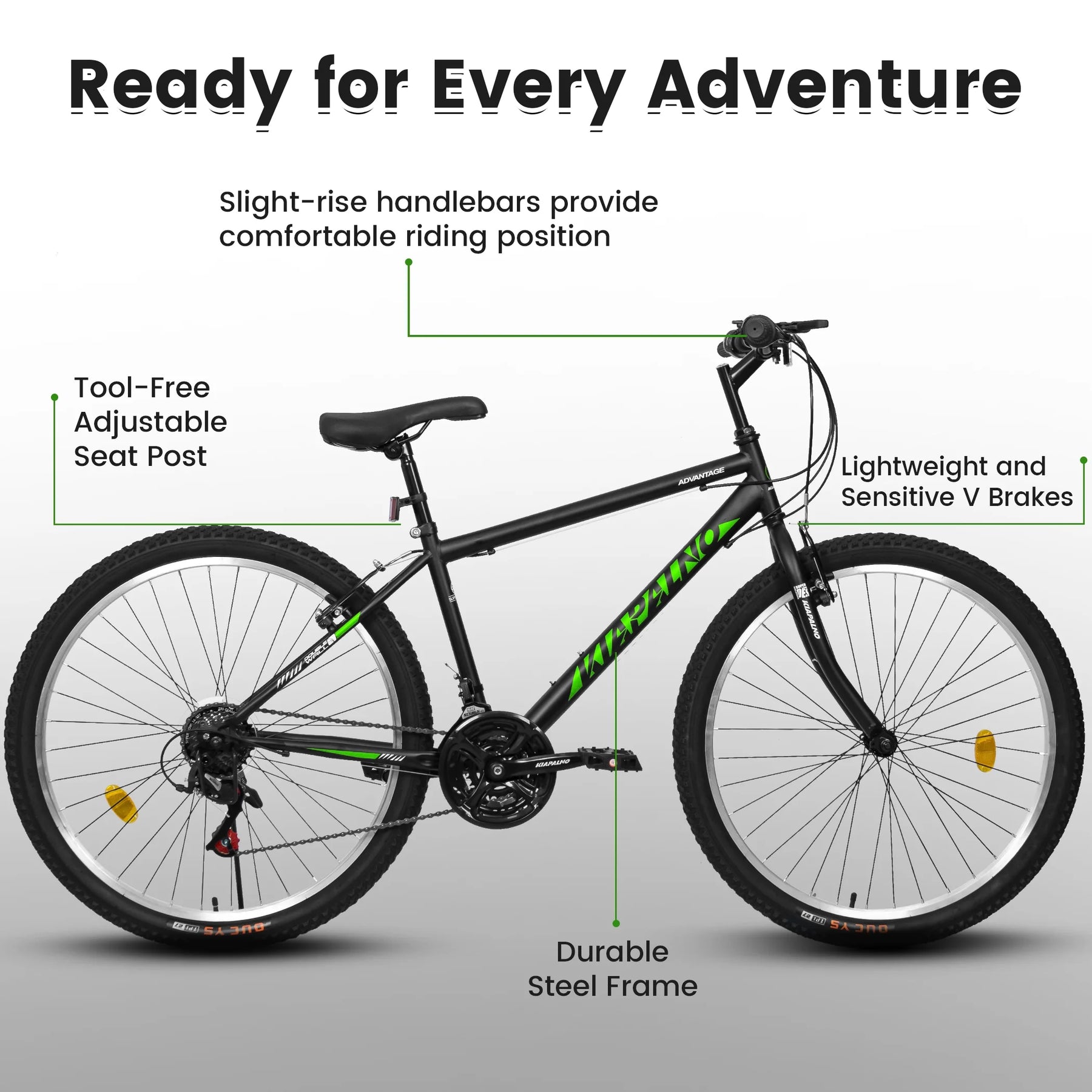 Aukfa 26" Mountain Bike for Men and Women, 21 - Speed High - Performance All - Product image 9