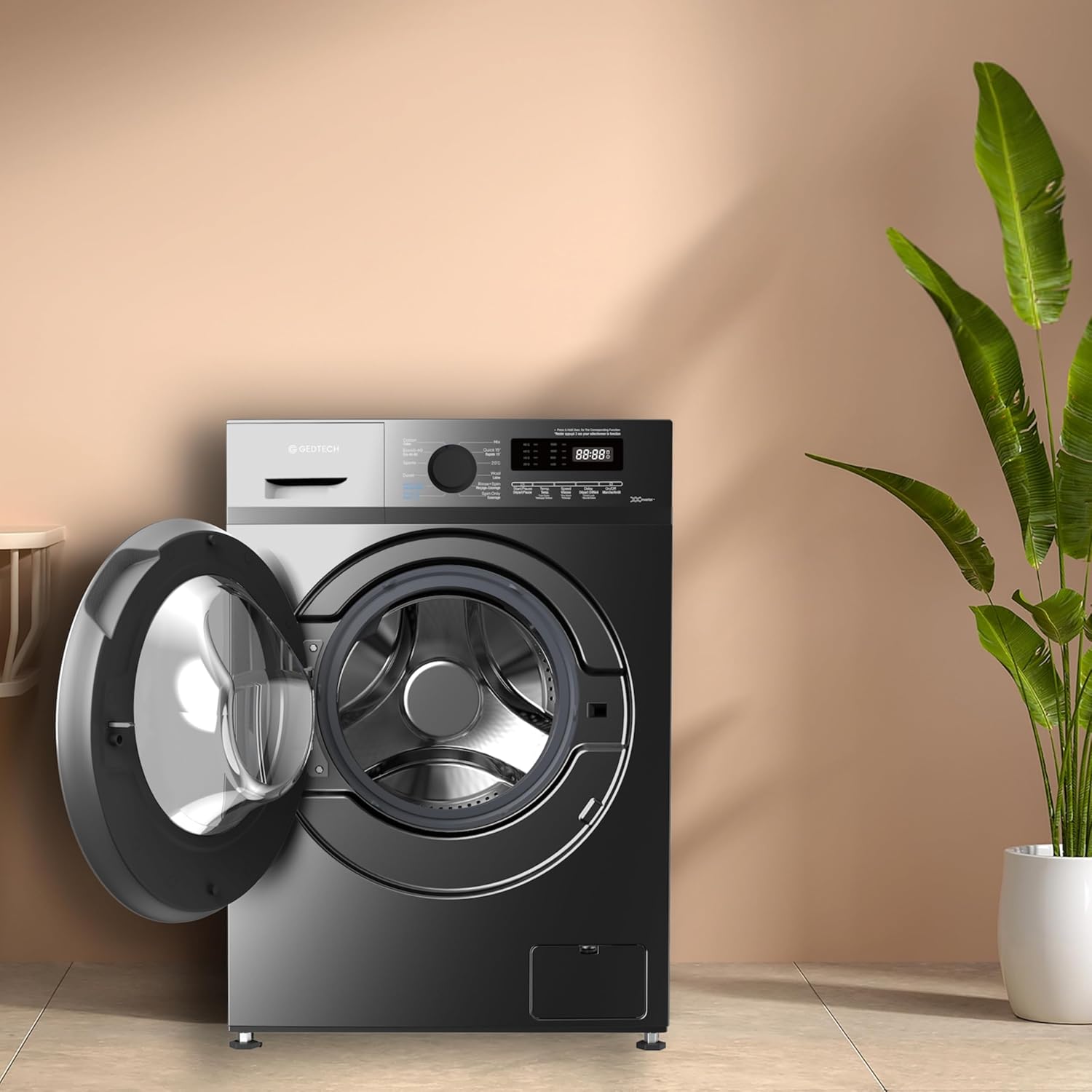 GEDTECH GLL71200BL front washing machine - 7 Kgs - 1200 rpm - 16 programs - Eco - Intensive - Fast - Very low consumption