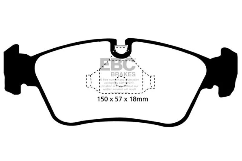 EBC - Front Yellowstuff Pad PN DP41211R