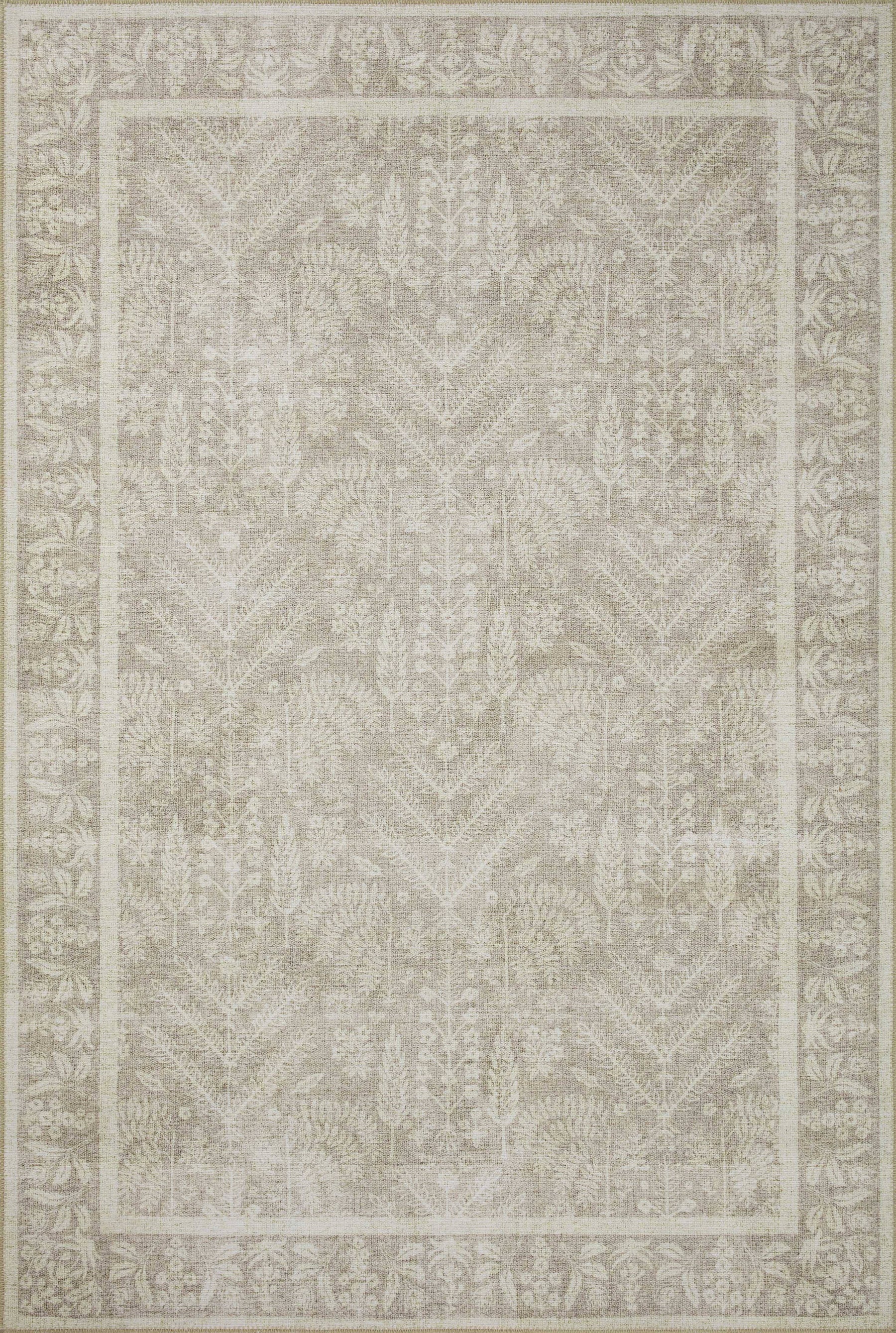 Rifle Paper Co. x Loloi Maison Collection MAO-02 Bough Natural 18" x 18" Sample Rug - Product image 1