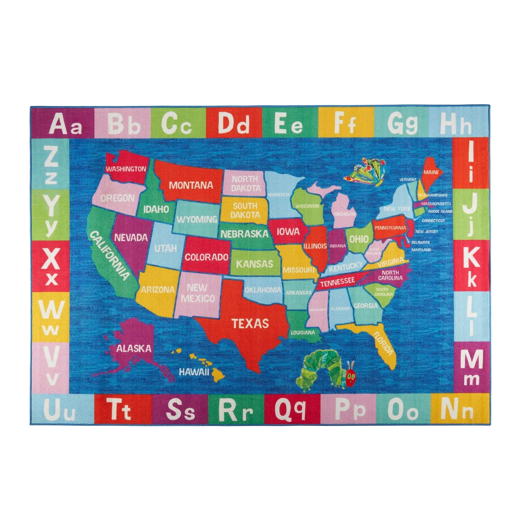 Eric Carle Elementary USA Map Area Rug - Product image 1