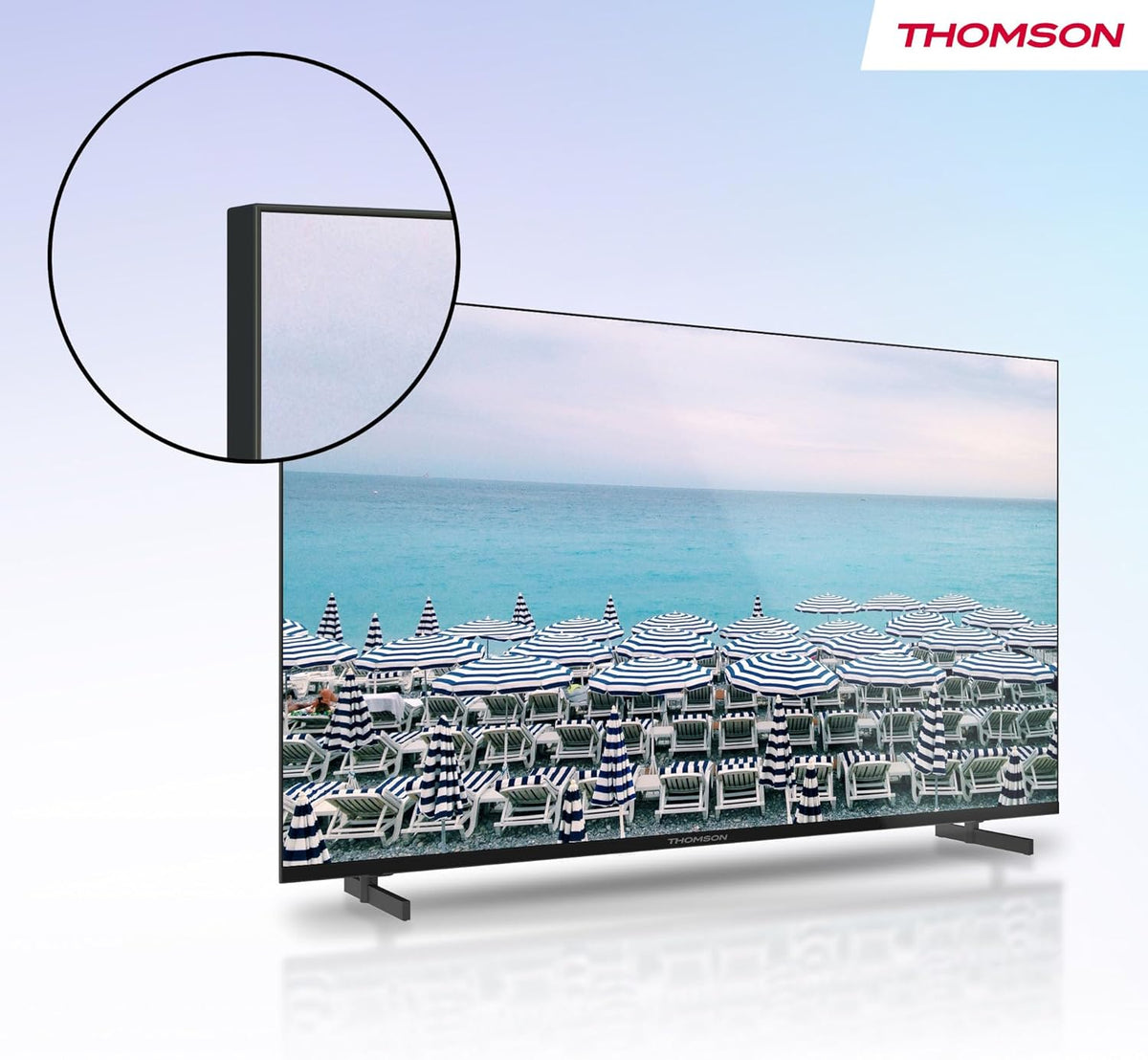 THOMSON 24 Inch (60 cm) LED HD Easy TV - Non Smart - Hotel Mode USB HDMI Triple-Tuner (Cable/Satellite/Antenna) AV in CI+ A+ Panel - 24HD2S13