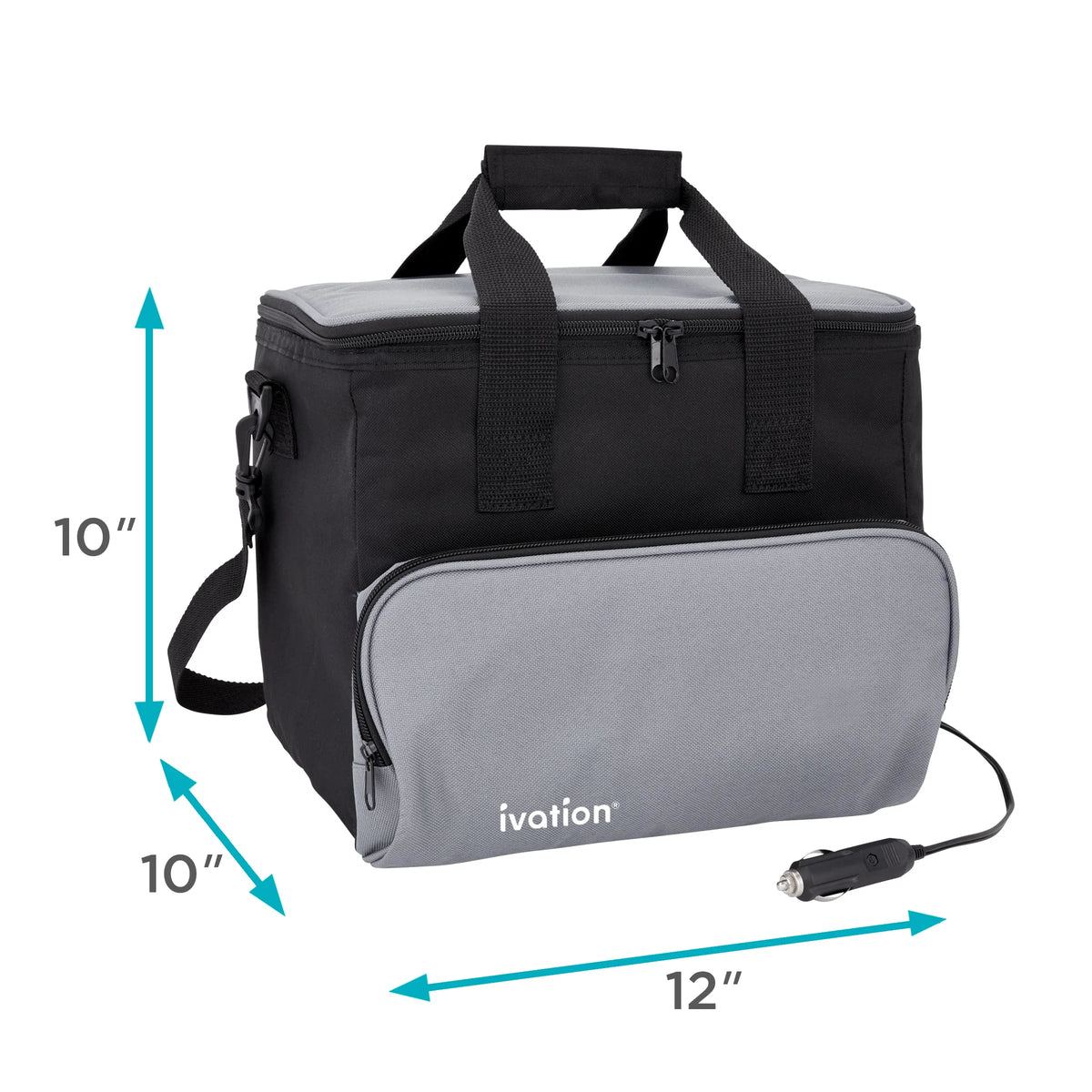 Ivation Portable Electric Cooler Bag - 15 L Soft Sided Thermoelectric Travel Cooler with Shoulder Strap - Product image 5
