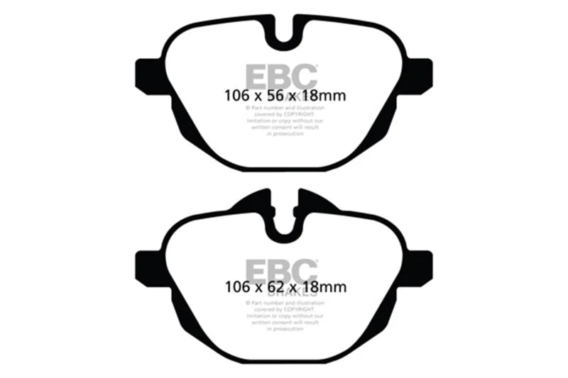 EBC - Rear Bluestuff Pad PN DP52047NDX