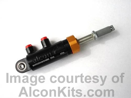 Alcon Master Cylinder with Pivot Mount - 0.70" Bore (Gold Nut)