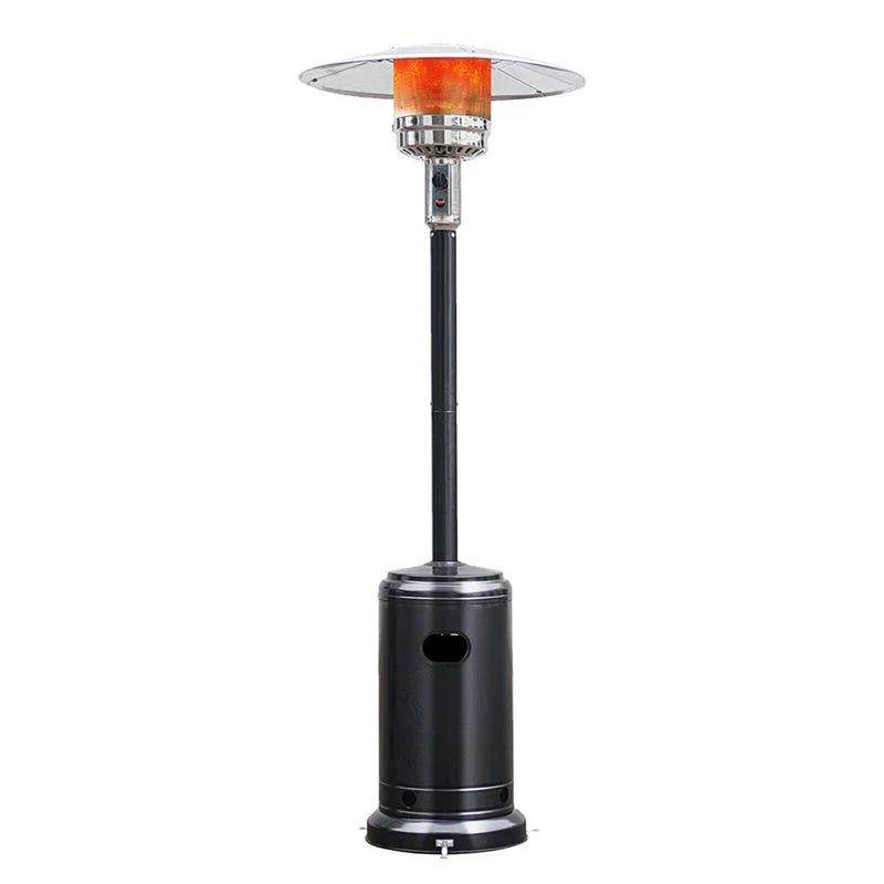 50, 000 BTU Propane Patio Heater, Standing Stainless Steel Outdoor Heater with Wheels, Triple Protection - Product image 26