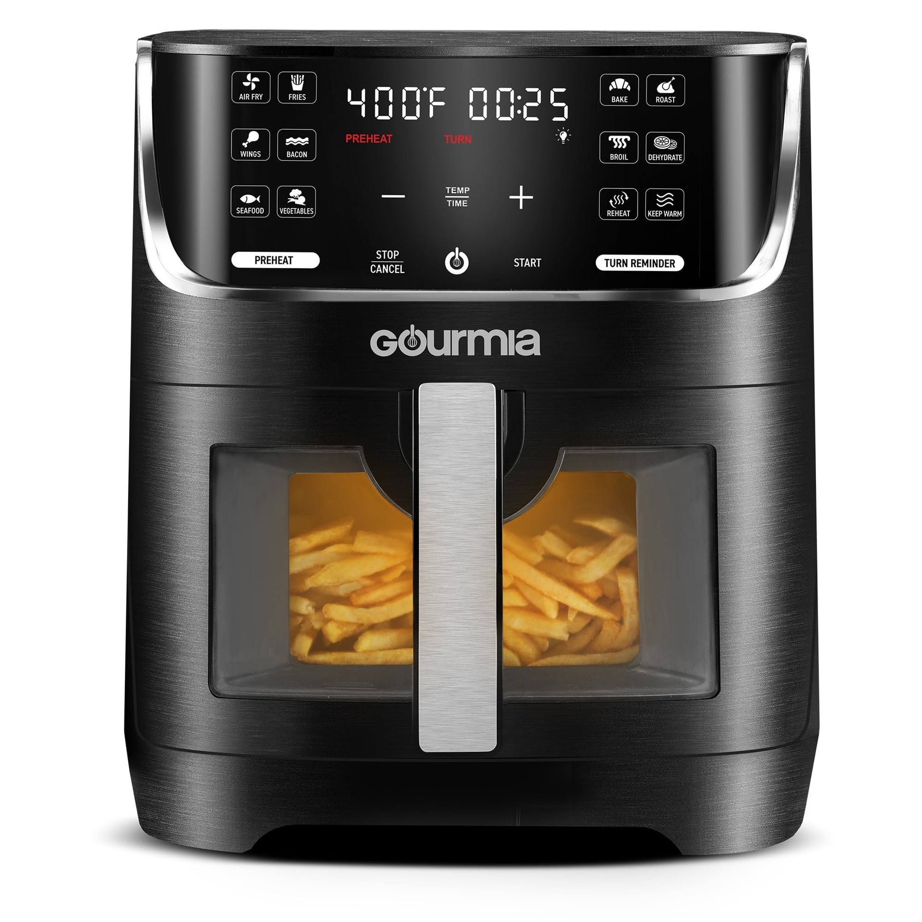 Gourmia 8 qt Digital Window Air Fryer with 12 One-Touch Presets, GAF824, New - Product image 1