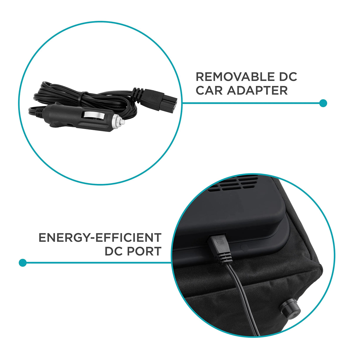 Ivation Portable Electric Cooler Bag - 15 L Soft Sided Thermoelectric Travel Cooler with Shoulder Strap - Product image 4