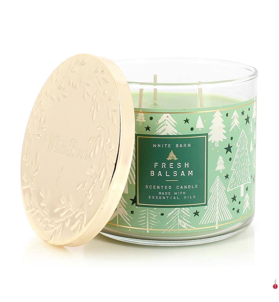 Bath & Body Works Accents - BBW Fresh Balsam 3 Wick Candle - Color: Green - Size: Os - Palepony's Closet - Product image 1