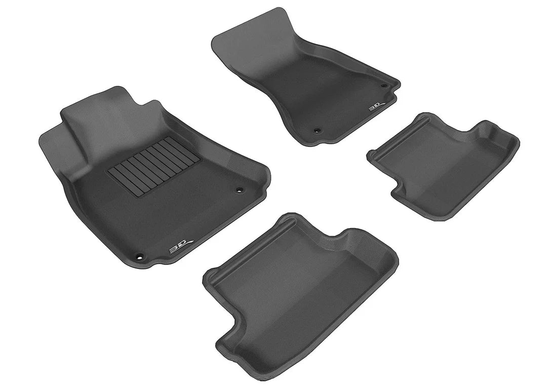 3D MAXpider L1AD02801509 - KAGU Floor Mat; Black; 4 pc.; Front and Rear;