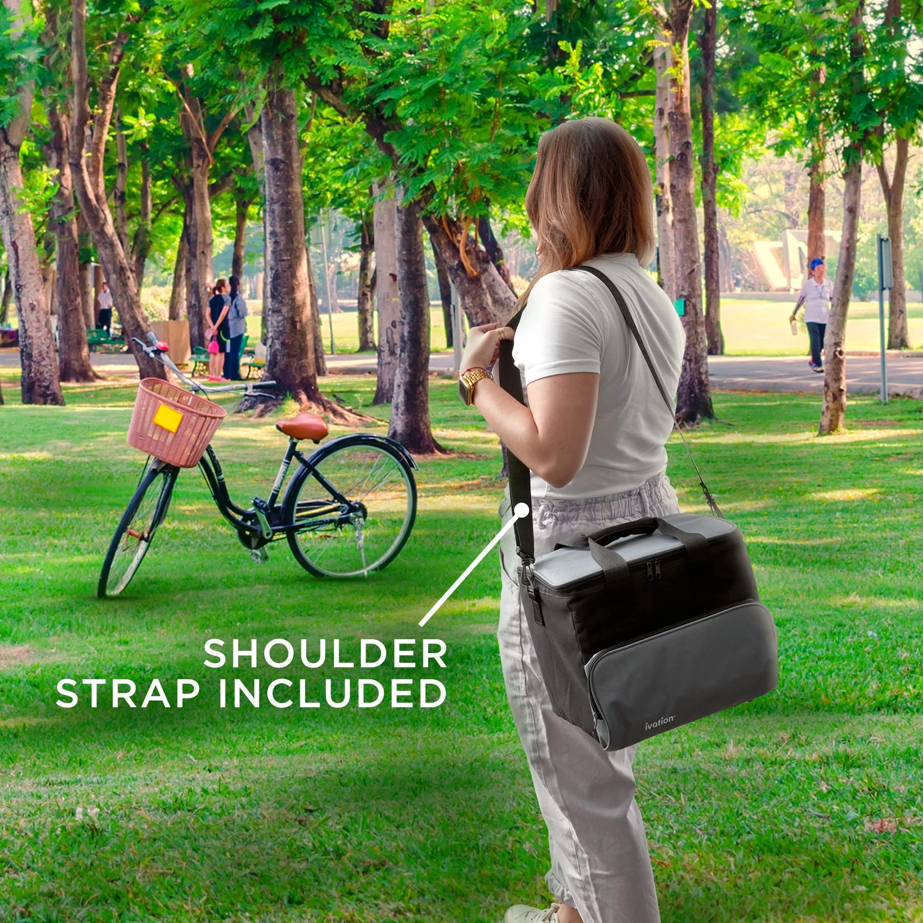 Ivation Portable Electric Cooler Bag - 15 L Soft Sided Thermoelectric Travel Cooler with Shoulder Strap - Product image 8
