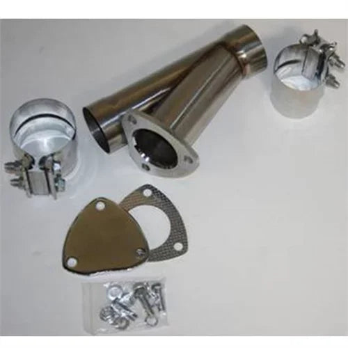 Granatelli Manual Exhaust Cutouts - Stainless Steel - Slip Fit 305525