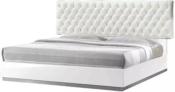 3 - Piece Modern Bedroom Furniture Set, California King Platform Bed with 2x Nightstand - Product image 2