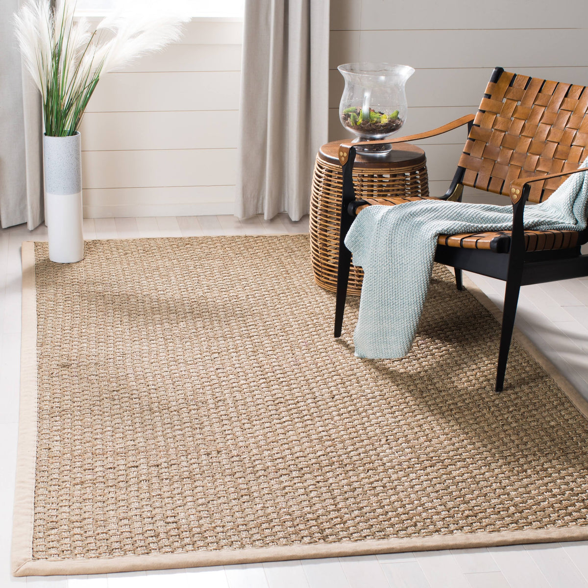 Safavieh NF114A Natural Fiber Area Rug, Natural/Beige 5-ft x 8-ft - Product image 1