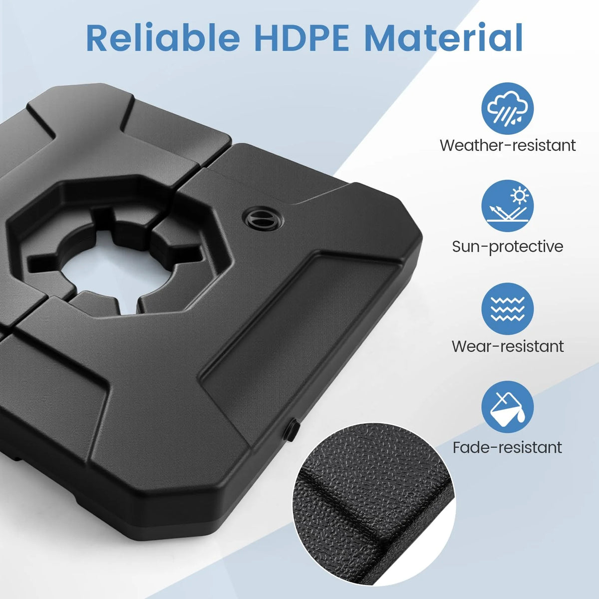 274 LBS Cantilever Patio Umbrella Base with Handles - Product image 8