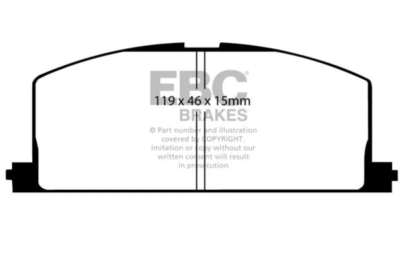 EBC - Front Yellowstuff Pad PN DP4453R