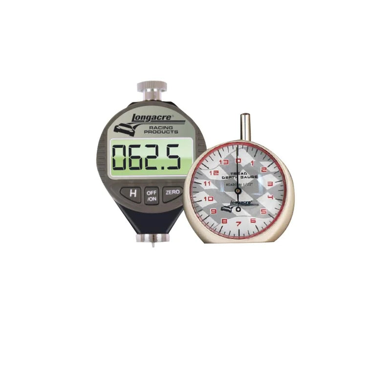 LONGACRE DIGITAL TIRE DUROMETER & DIA TREAD DEPTH GAUGE WITH STORAGE CASE