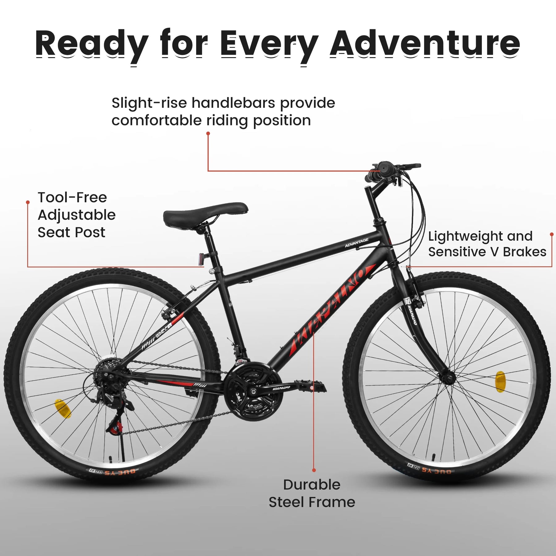 Aukfa 26" Mountain Bike for Men and Women, 21 - Speed High - Performance All - Product image 19
