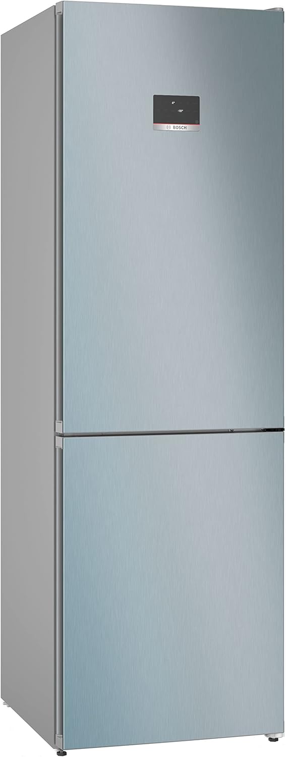 KGN367LDF- Series 4, Freestanding combined refrigerator, 186 x 60 cm, Stainless steel
