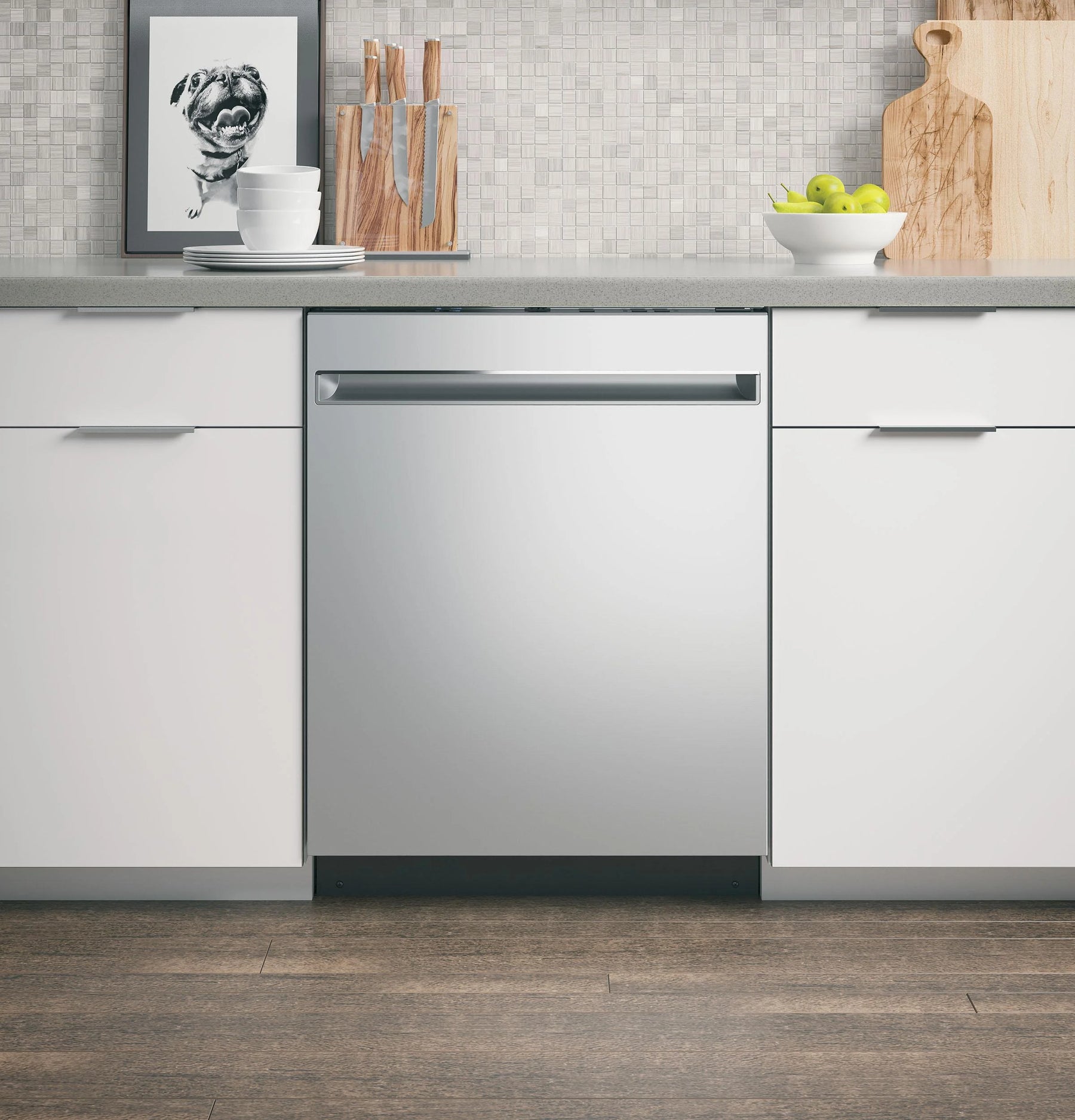 GE Appliances GDT225SSLSS 24 in Built in Fully Integrated Dishwasher Stainless Steel - Product image 3
