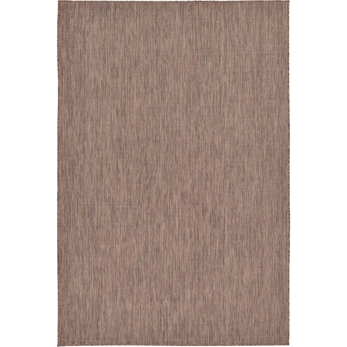 Unique Loom Outdoor Solid Area Rug - 6' x 9' Light Brown - Product image 1
