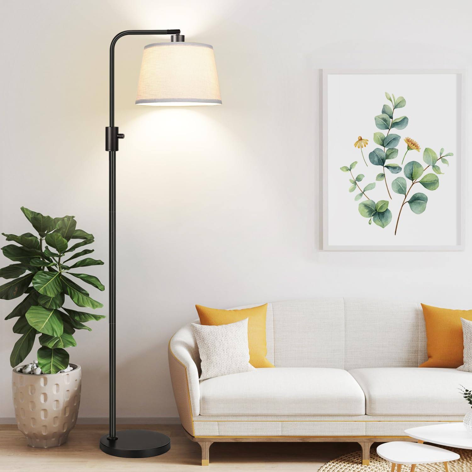 Nintiue Upgraded Dimmable Floor Lamp, 1000 Lumens LED Edison Bulb Included - Product image 1