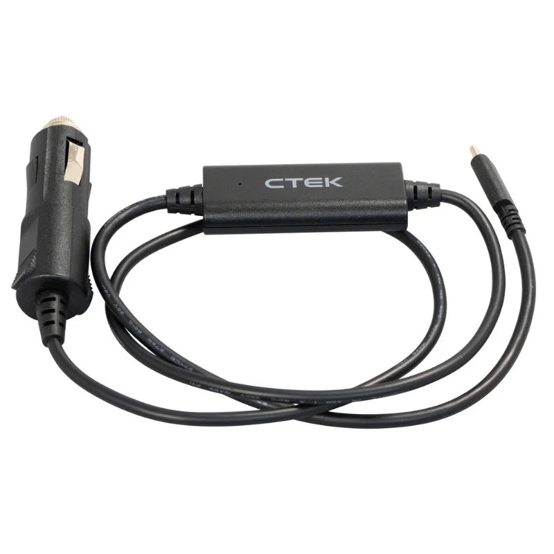 CTEK CS FREE USB-C Charging Cable with 12V Plug - Quick Charge Accessory