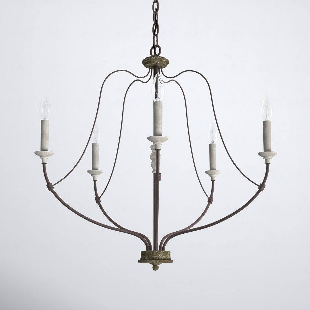 Shoshanna 5 - Light Candle Style Classic Chandelier - Product image 1