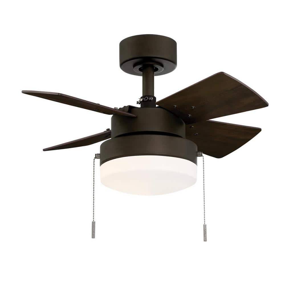Hampton Bay YG922B-EB Metarie II 24 in. Indoor Oil Rubbed Bronze Ceiling Fan with Light - Product image 1