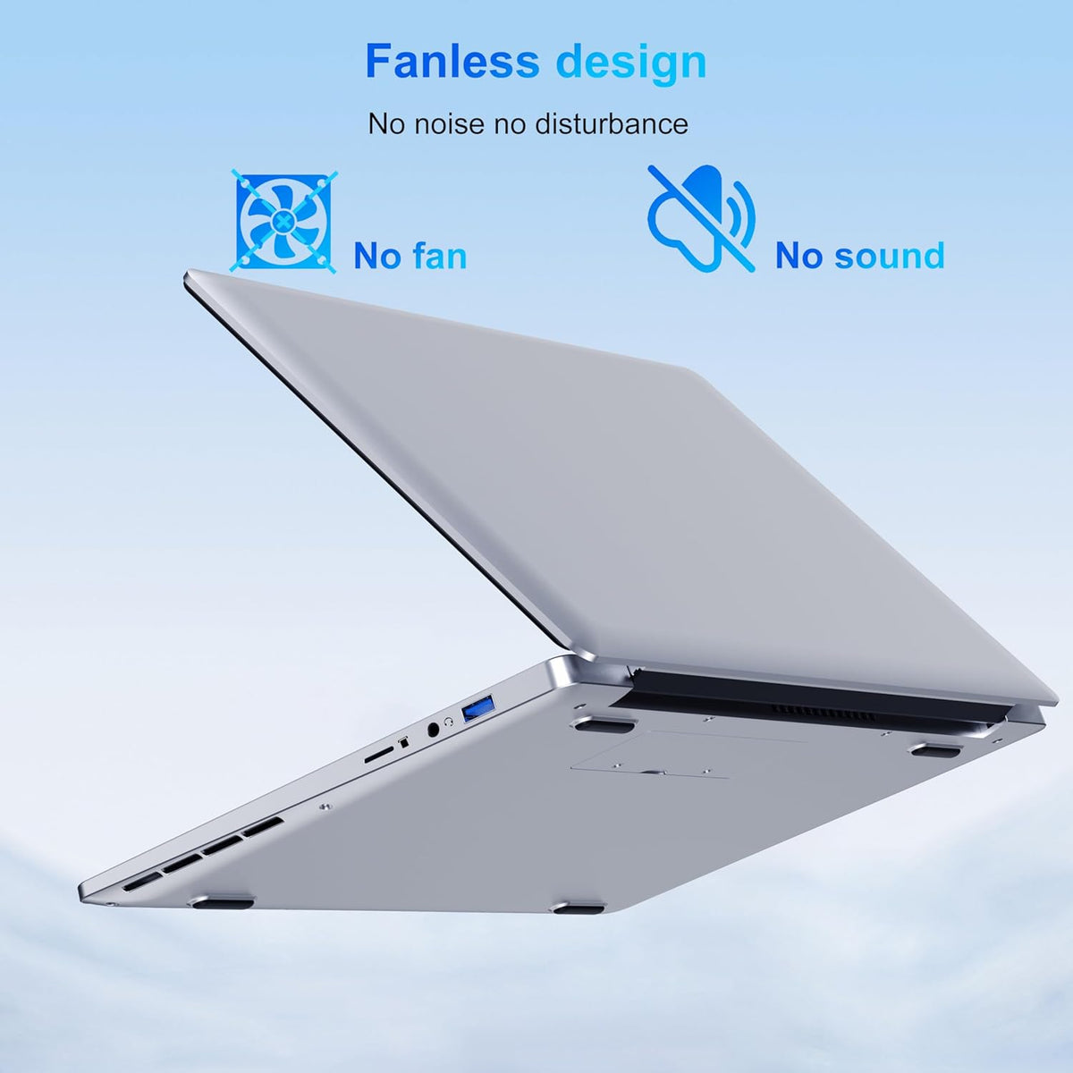Laptop 14 1" inch laptop 6 GB RAM 128 GB SSD N4000 Celeron Dual-Core Wi-Fi Bluetooth 2 4/5 0G 1366 * 768 IPS Fanless design Includes Membrane Keyboard Mouse.
