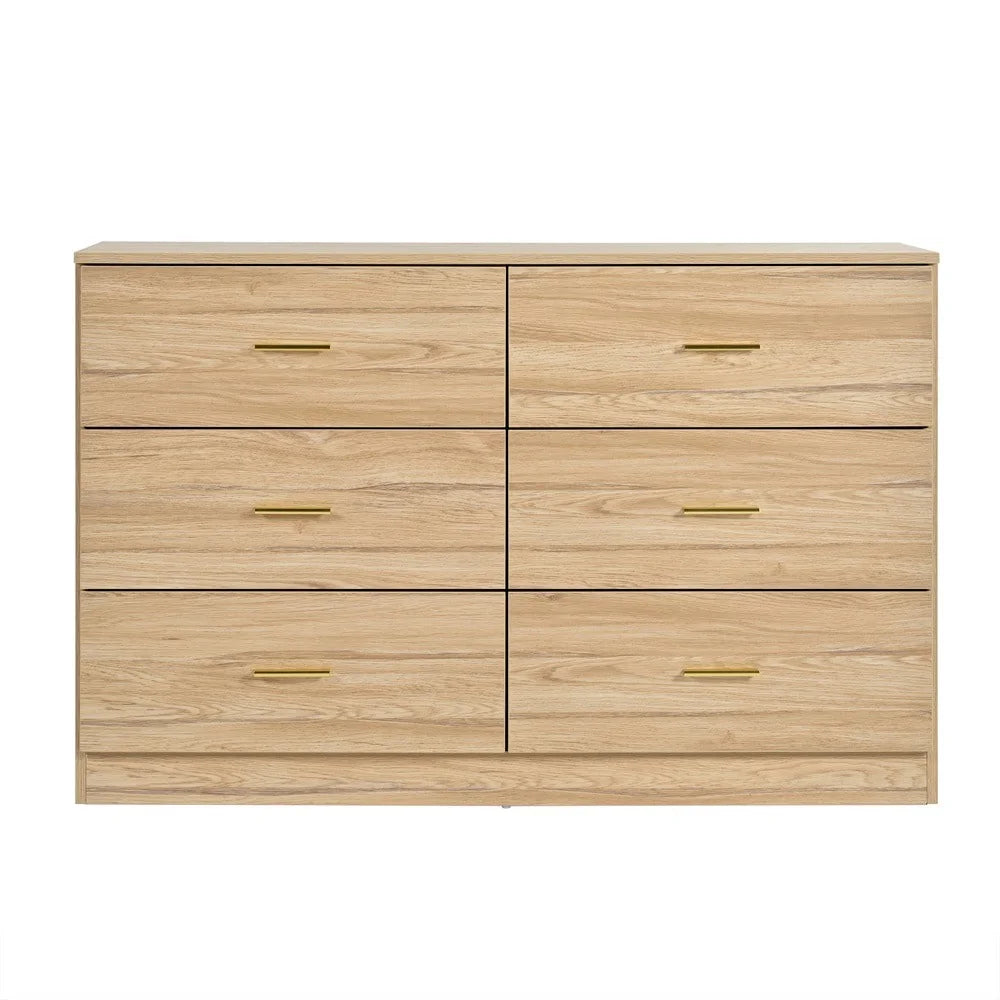 Kadyn Modern 6 Drawer Dresser Wood Cabinet, Dresser for Bedroom, Kitchen Storage Cabinet with Drawers - Product image 42