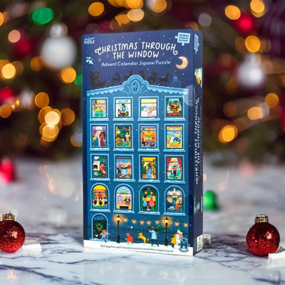 Professor Puzzle Christmas Through The Window Jigsaw Advent Calendar - Product image 1