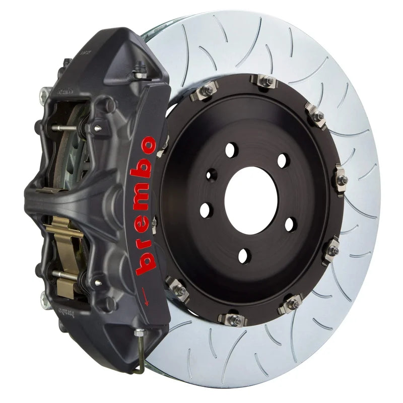 Brembo GT-S Systems 350x34 2-Piece 6 Piston Hard Anodized Slotted Type-3 Front
