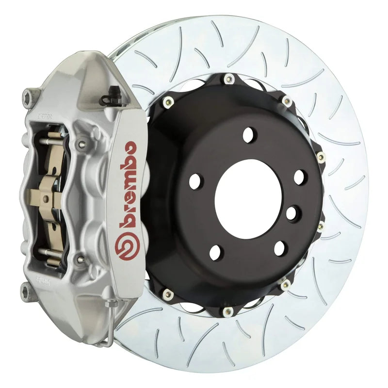 Brembo GT Systems 380x28 2-Piece 4 Piston Silver Slotted Type-3 Rear