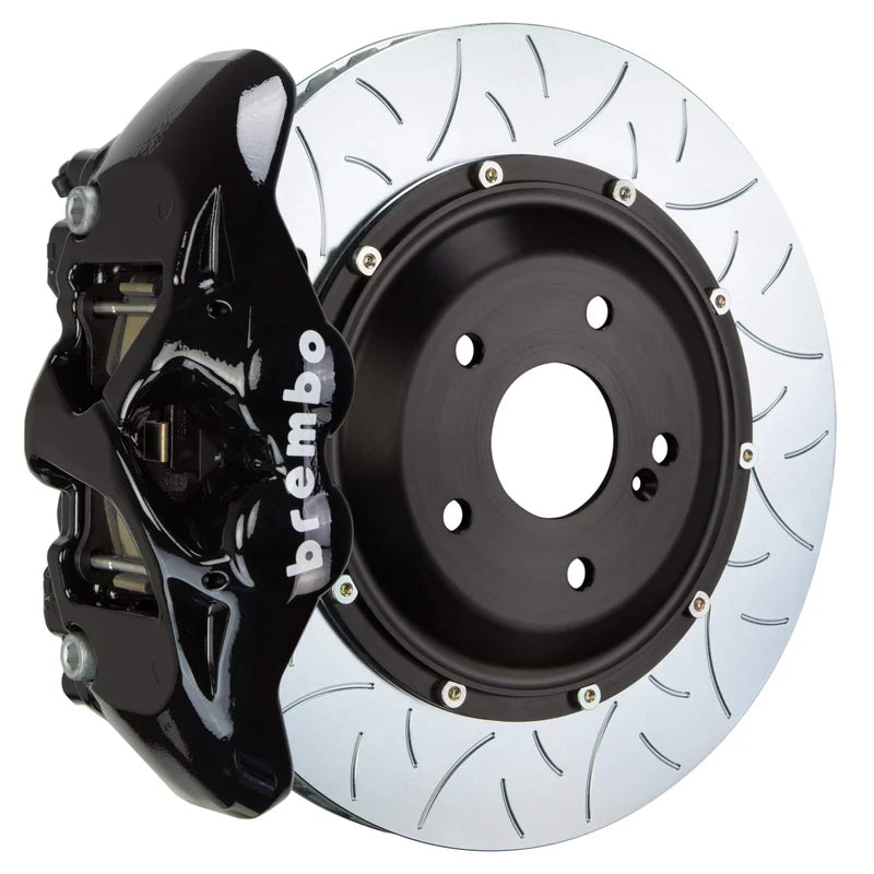 Brembo GT Systems 380x28 2-Piece 4 Piston Black Slotted Type-3 Rear
