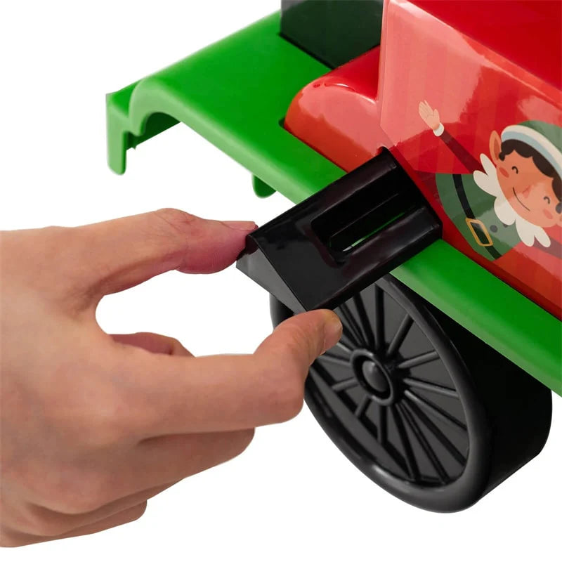 6V 2-Seater Ride On Train with Detachable Carriage, Under-Seat Storage, Whistle & Flashing LED Lights - Product image 21