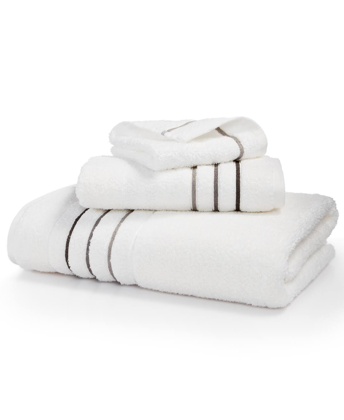 Hotel Collection Ultimate Borderline 30" x 56" Bath Towel, Created for Macy's - Grey - Product image 1