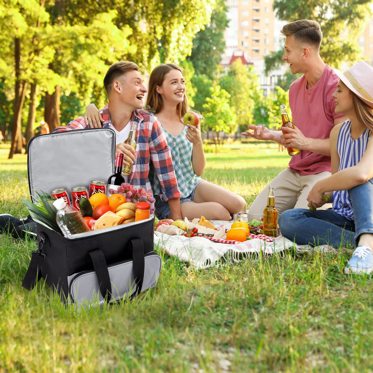 Ivation Portable Electric Cooler Bag - 15 L Soft Sided Thermoelectric Travel Cooler with Shoulder Strap - Product image 7