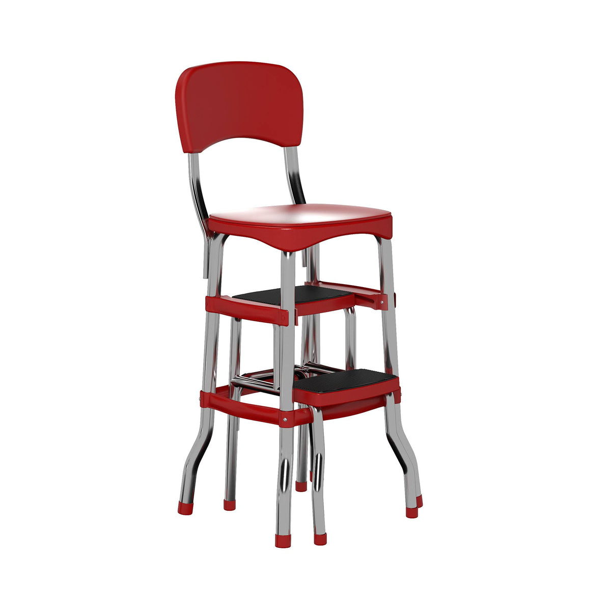 Cosco Red Retro Counter Chair / Step Stool - Product image 1