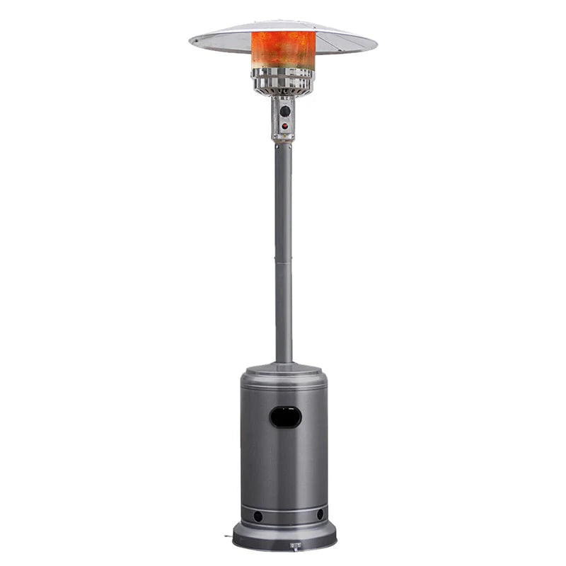 50, 000 BTU Propane Patio Heater, Standing Stainless Steel Outdoor Heater with Wheels, Triple Protection - Product image 38