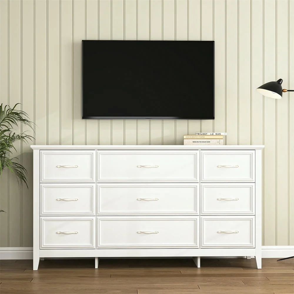 Kadyn Modern 6 Drawer Dresser Wood Cabinet, Dresser for Bedroom, Kitchen Storage Cabinet with Drawers - Product image 75